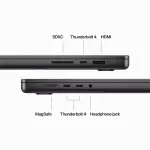 Apple MacBook Pro M3 Pro chip with 11 Core CPU & 14 Core GPU 18GB RAM 512GB SSD 14" Laptop English Keyboard - Space Black (MRX33ZS/A)