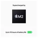 Apple MacBook Air 13" , M2 chip With 8-core CPU and 8-core GPU, 256GB SSD, Space Gray, English Keyboard