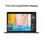 Apple MacBook Air 13" , M2 chip With 8-core CPU and 8-core GPU, 256GB SSD, Midnight, English Keyboard